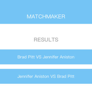 New App Feature: MatchMaker