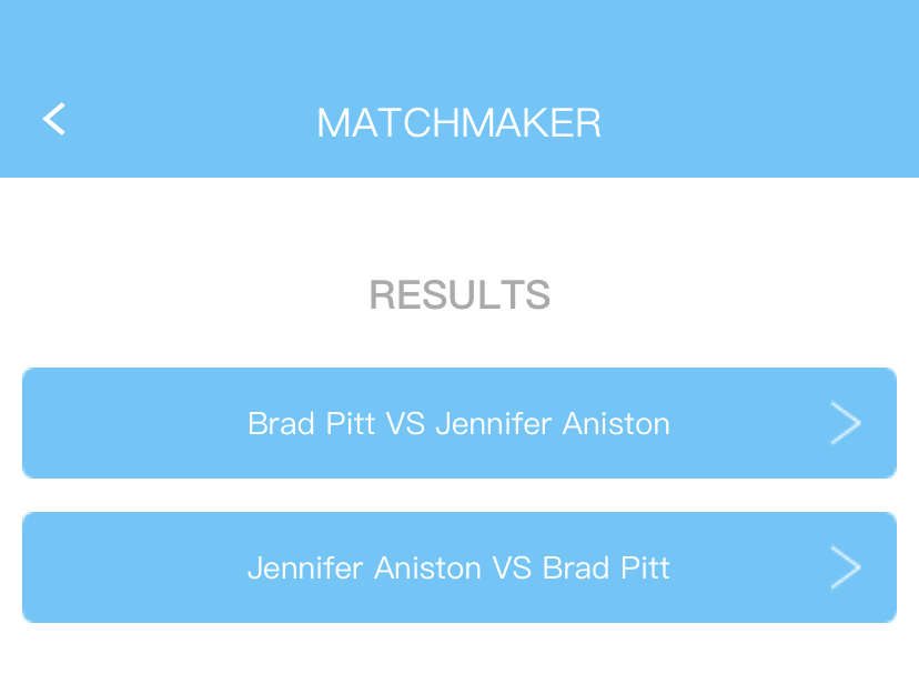 New App Feature: MatchMaker