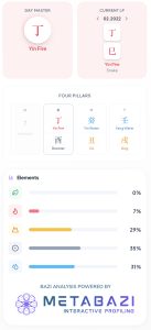 David Ellison BaZi Chart