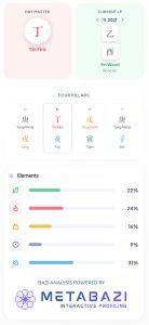 Tony Robbins BaZi Chart